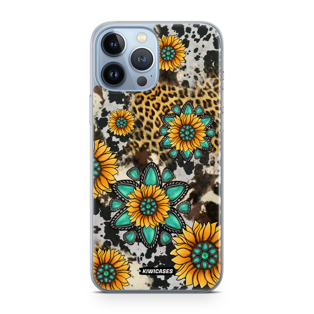 Gemstones and Sunflowers - iPhone 13 Pro Max