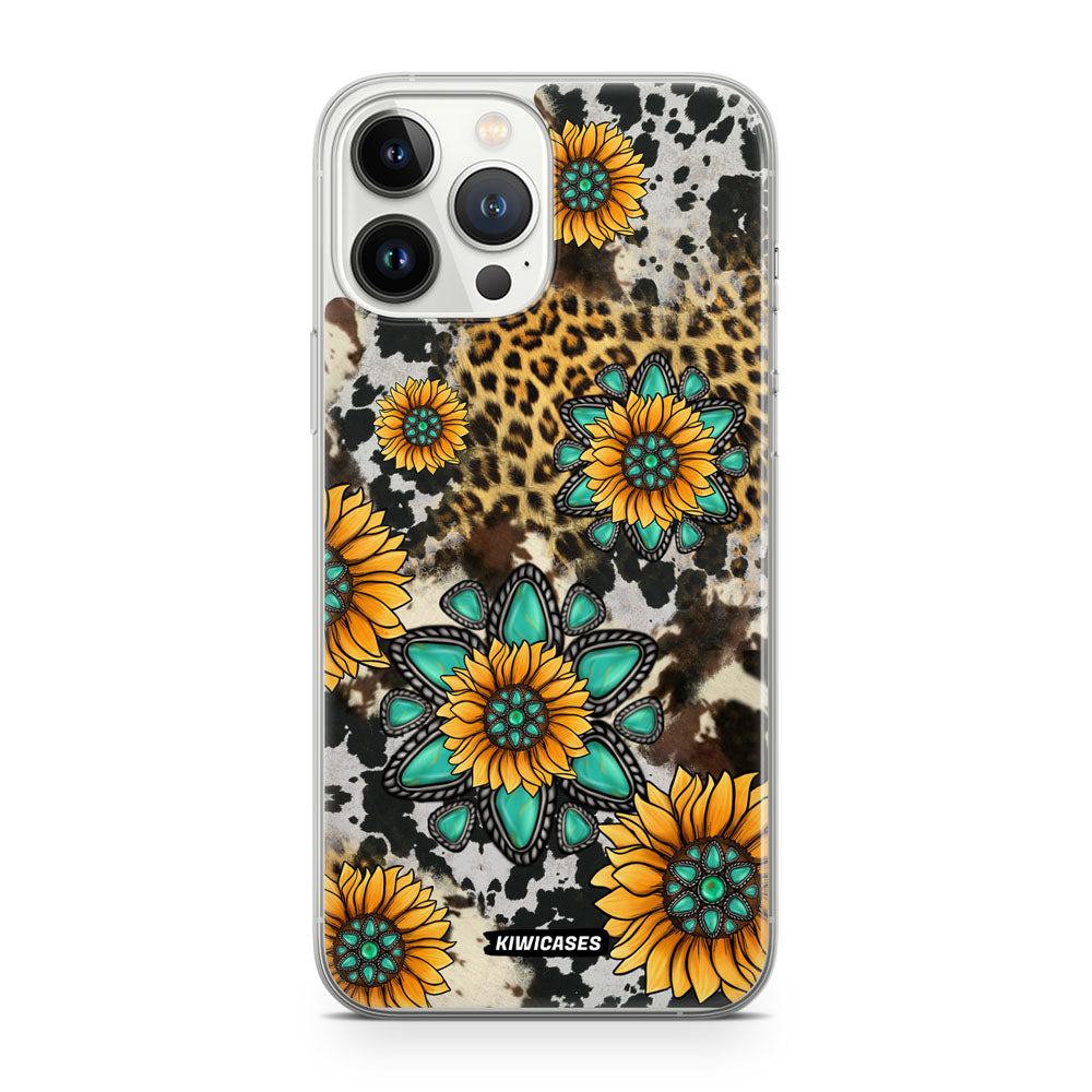 Gemstones and Sunflowers - iPhone 13 Pro Max
