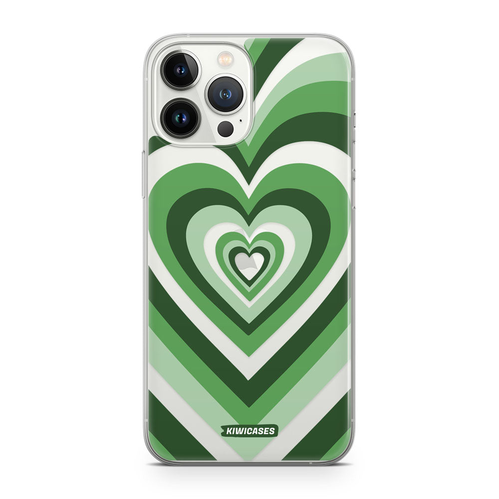 Green Hearts - iPhone 13 Pro Max