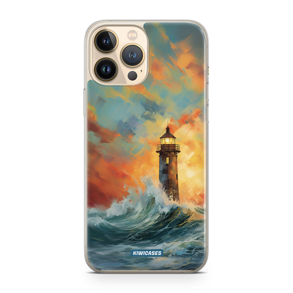 Sunset Lighthouse - iPhone 13 Pro Max