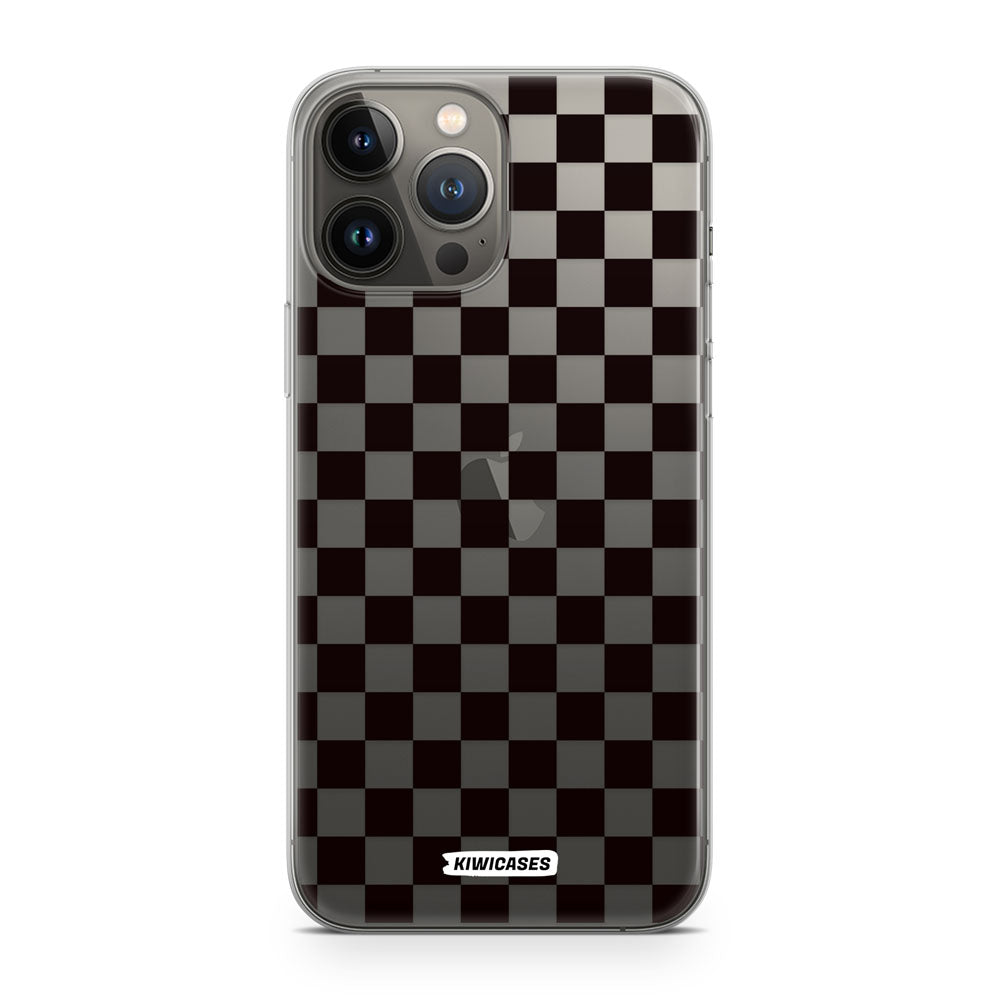 Black Checkers - iPhone 13 Pro Max