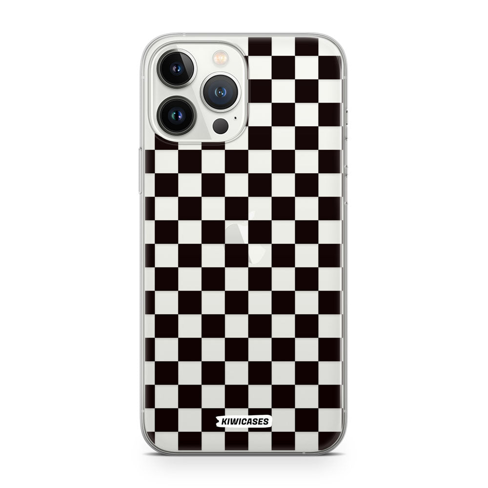 Black Checkers - iPhone 13 Pro Max