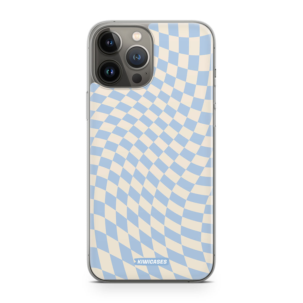 Blue Checkers - iPhone 13 Pro Max
