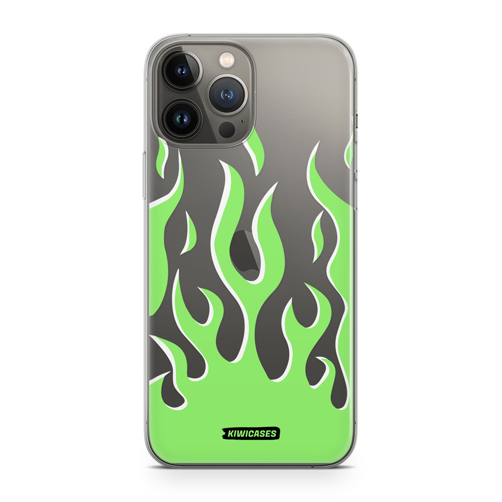 Green Fire - iPhone 13 Pro Max
