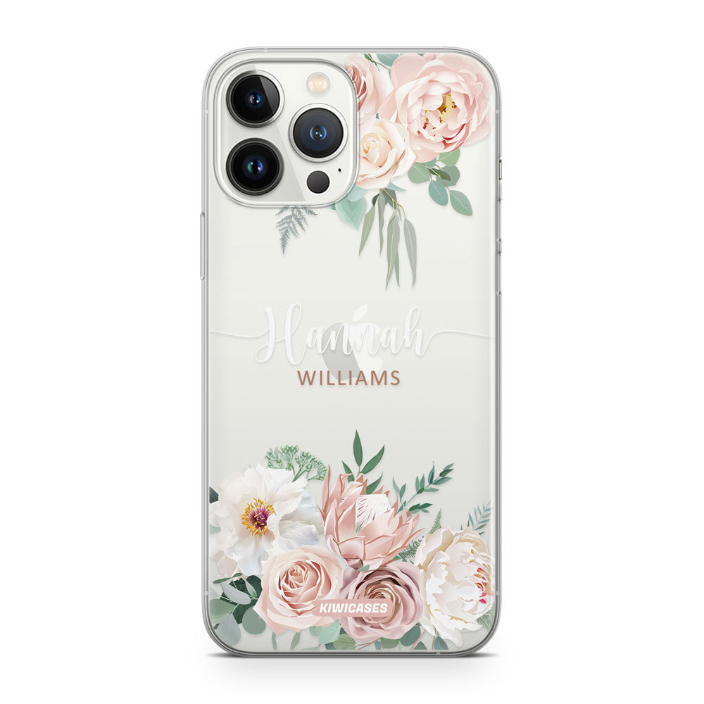Dusty Pink Florals - iPhone 13 Pro Max - Custom