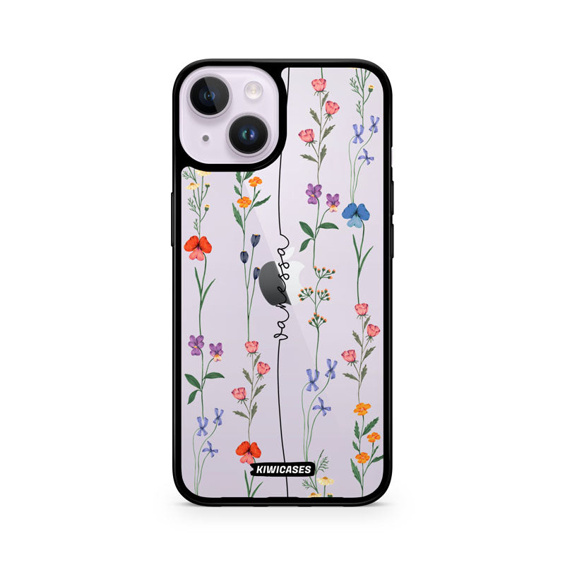 Floral String Black - iPhone 14 - Custom