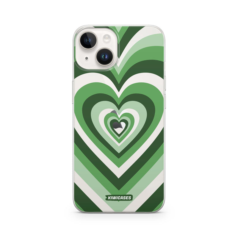 Green Hearts - iPhone 14