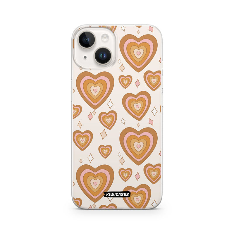 Retro Hearts - iPhone 14