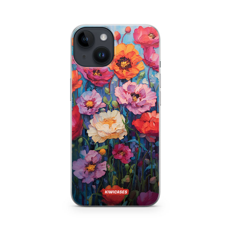 Painted Peonies - iPhone 14