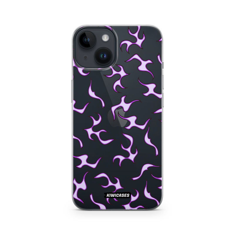 Purple Flames - iPhone 14