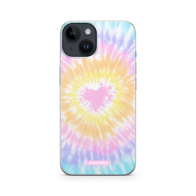 Tie Dye Hearts - iPhone 14