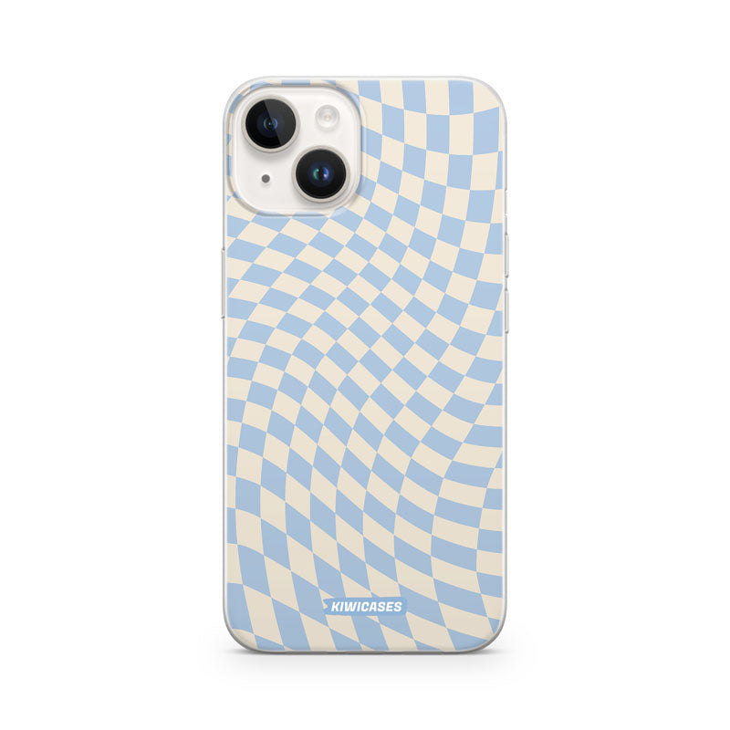 Blue Checkers - iPhone 14