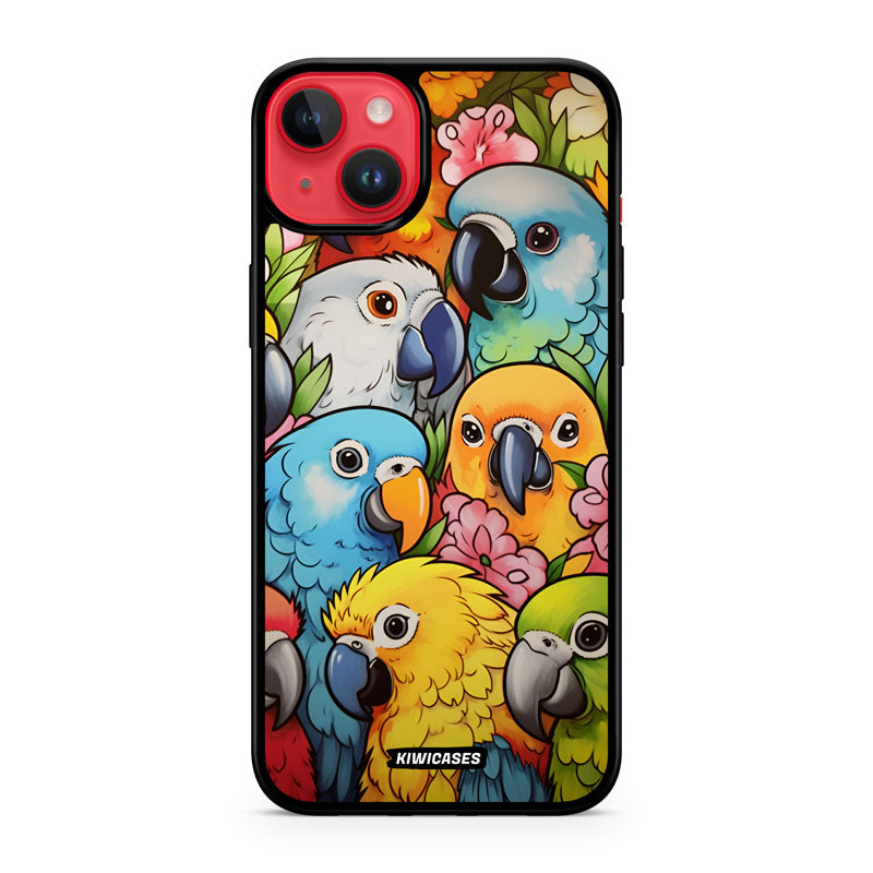 Cute Parrots - iPhone 14 Plus