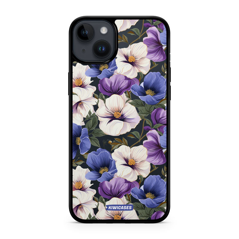 Purple Pansies - iPhone 14 Plus