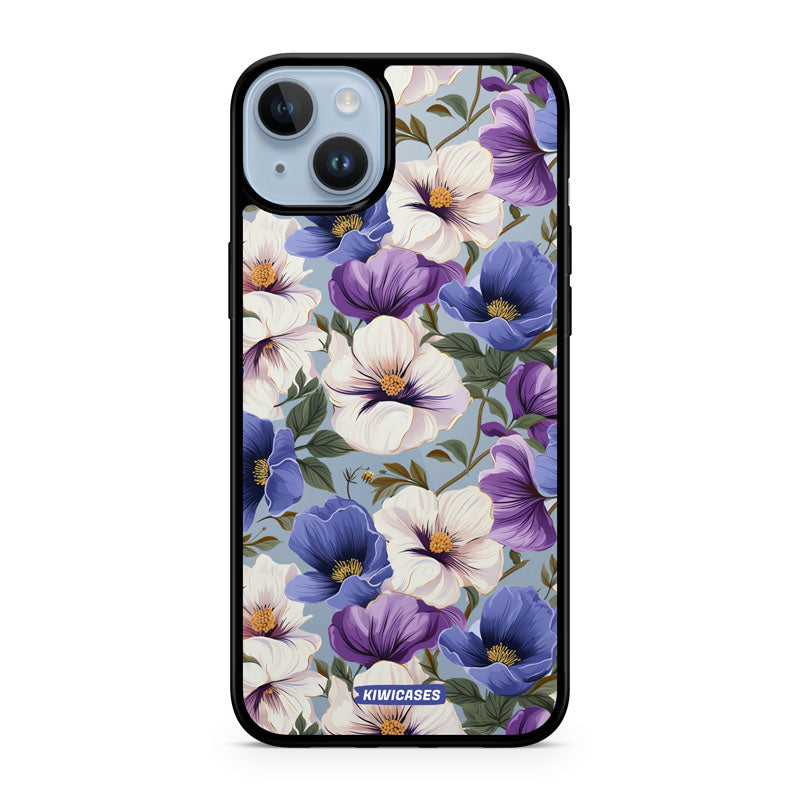 Purple Pansies - iPhone 14 Plus