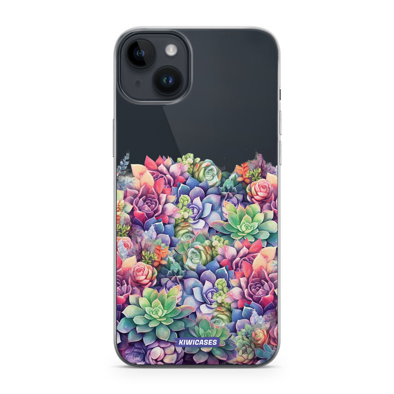 Dreamy Succulents - iPhone 14 Plus