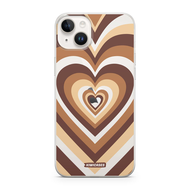 Latte Hearts - iPhone 14 Plus