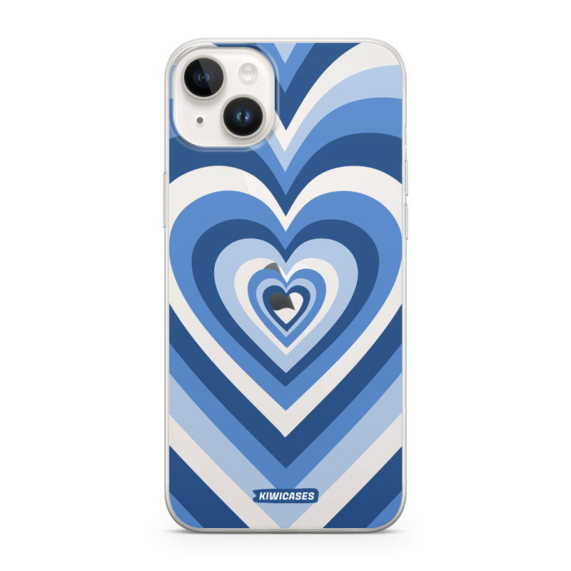 Blue Hearts - iPhone 14 Plus