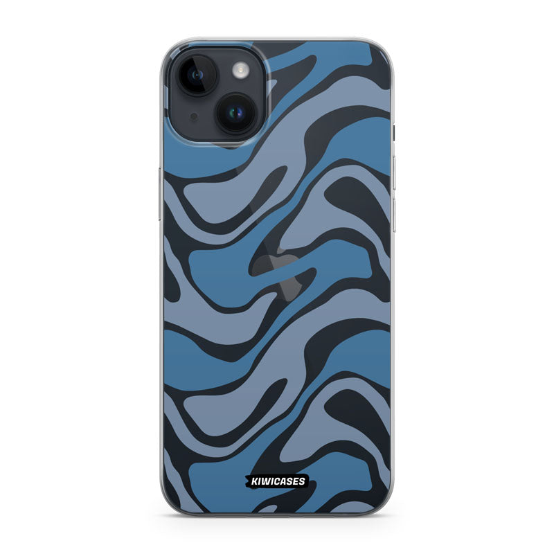 Liquid Blue Waves - iPhone 14 Plus