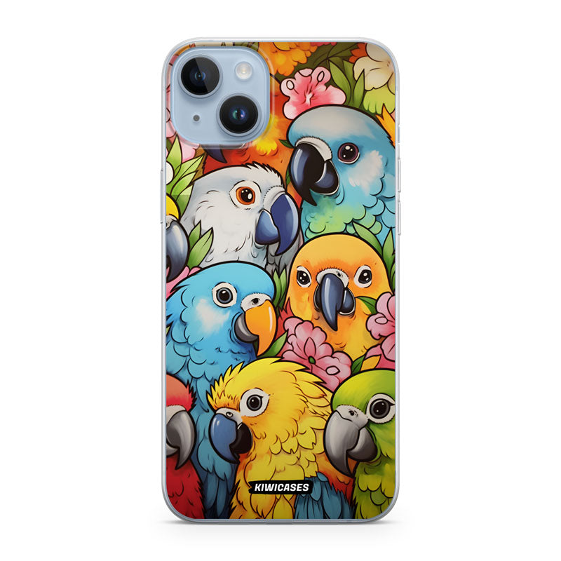 Cute Parrots - iPhone 14 Plus