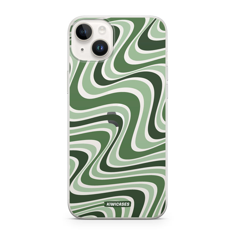 Wavey Green - iPhone 14 Plus