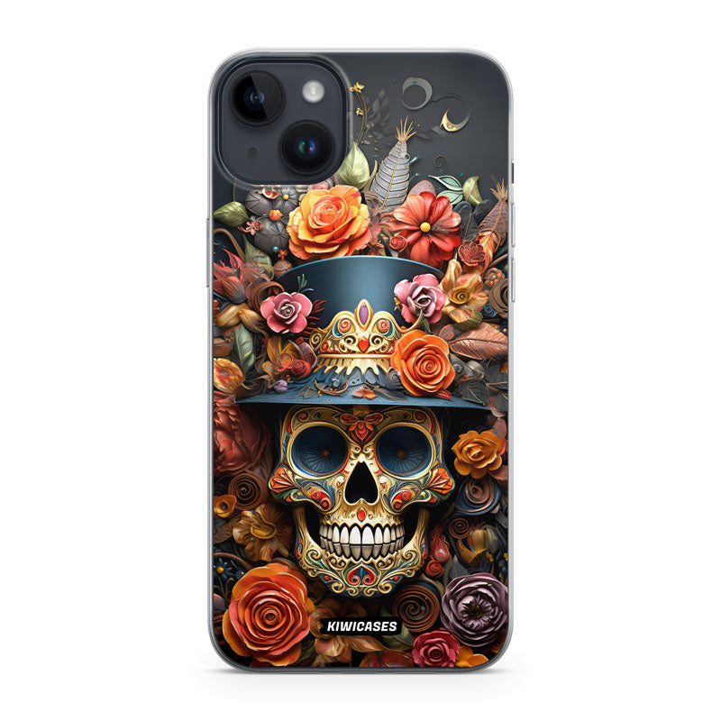 Top Hat Skull - iPhone 14 Plus