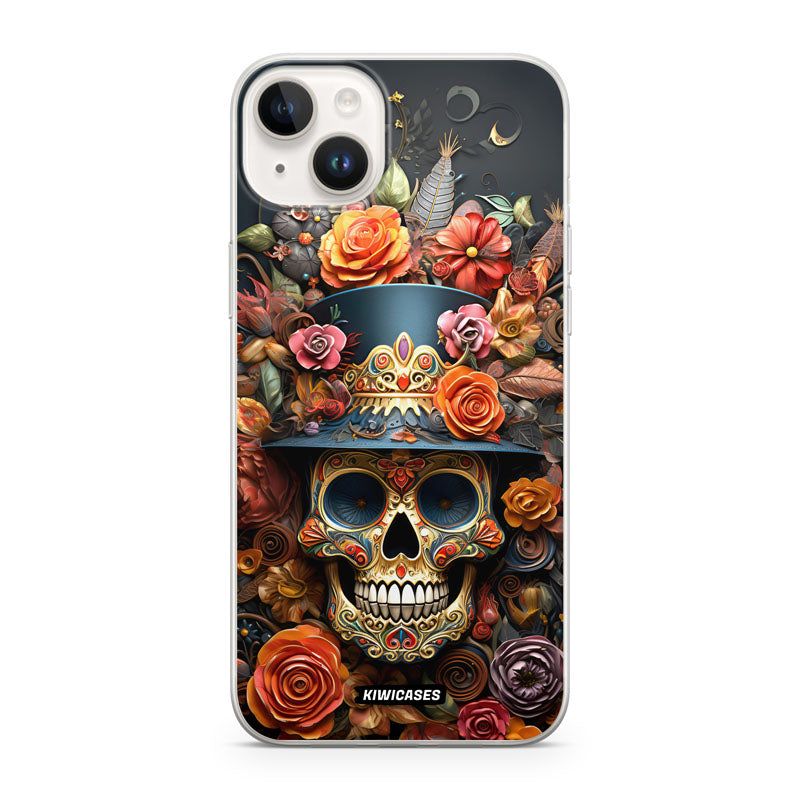 Top Hat Skull - iPhone 14 Plus