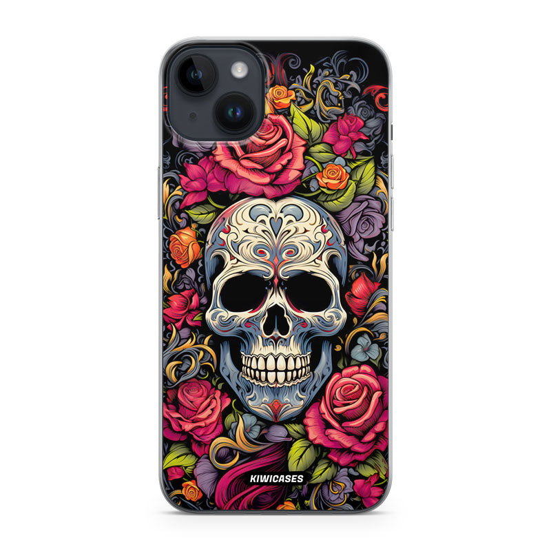 Floral Skull - iPhone 14 Plus