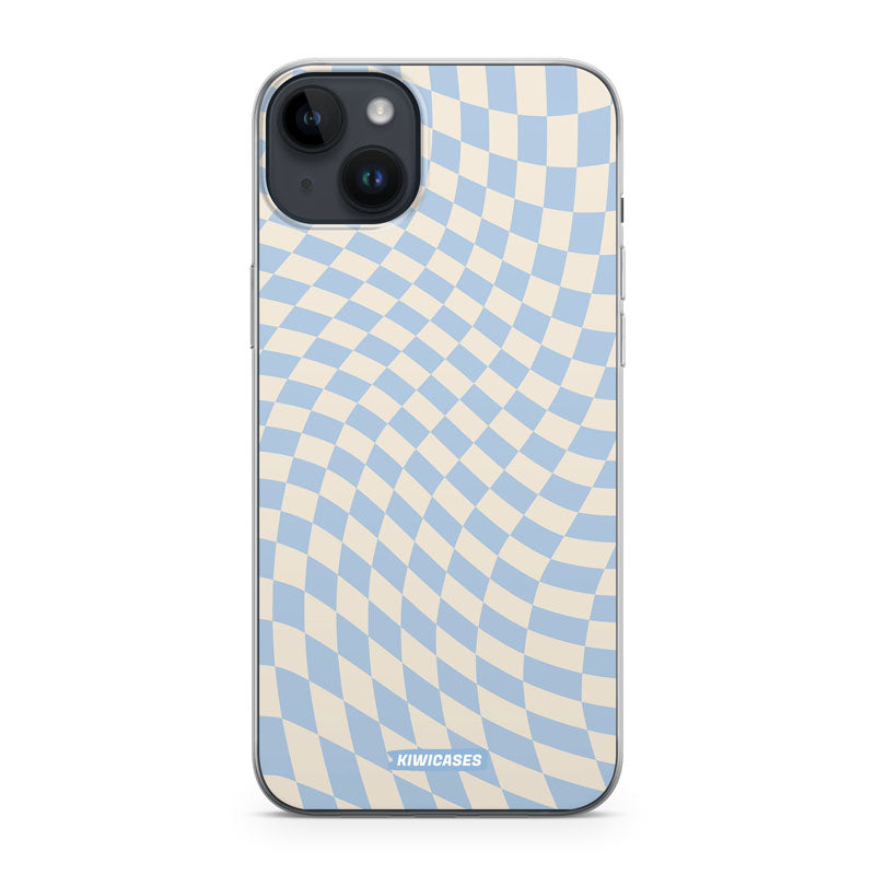Blue Checkers - iPhone 14 Plus