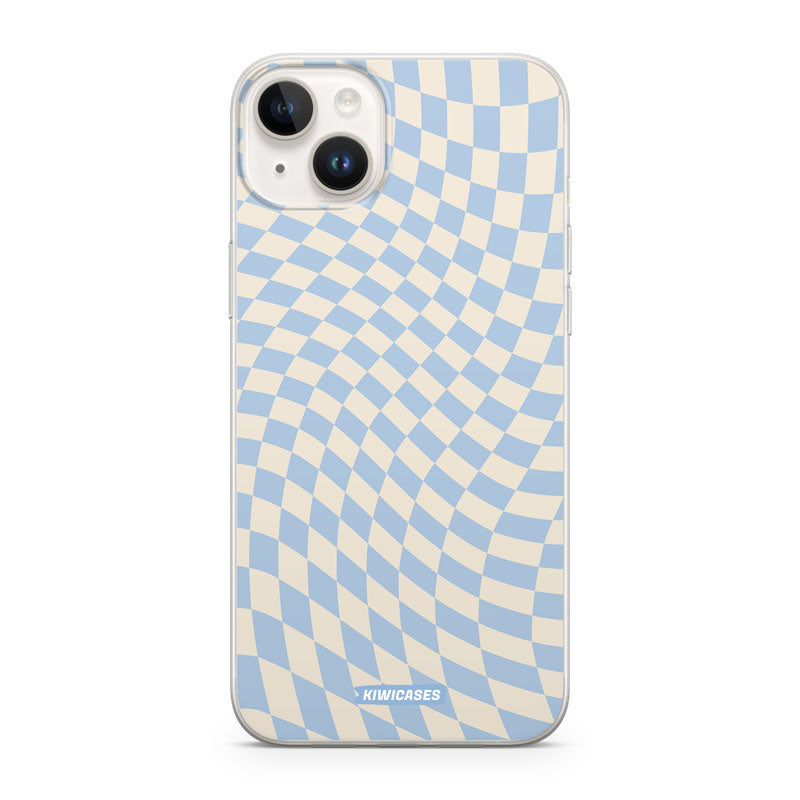Blue Checkers - iPhone 14 Plus