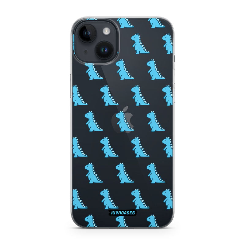 Blue Dinosaurs - iPhone 14 Plus