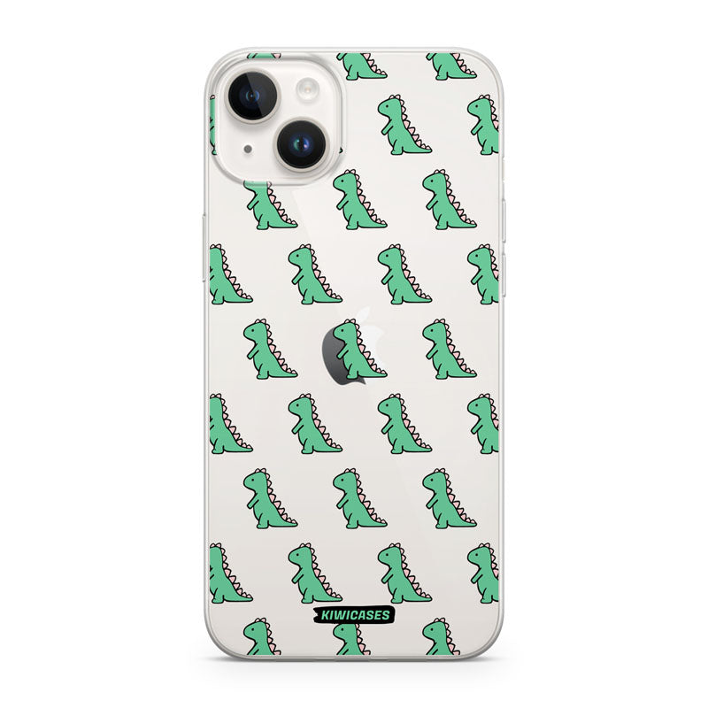 Green Dinosaurs - iPhone 14 Plus
