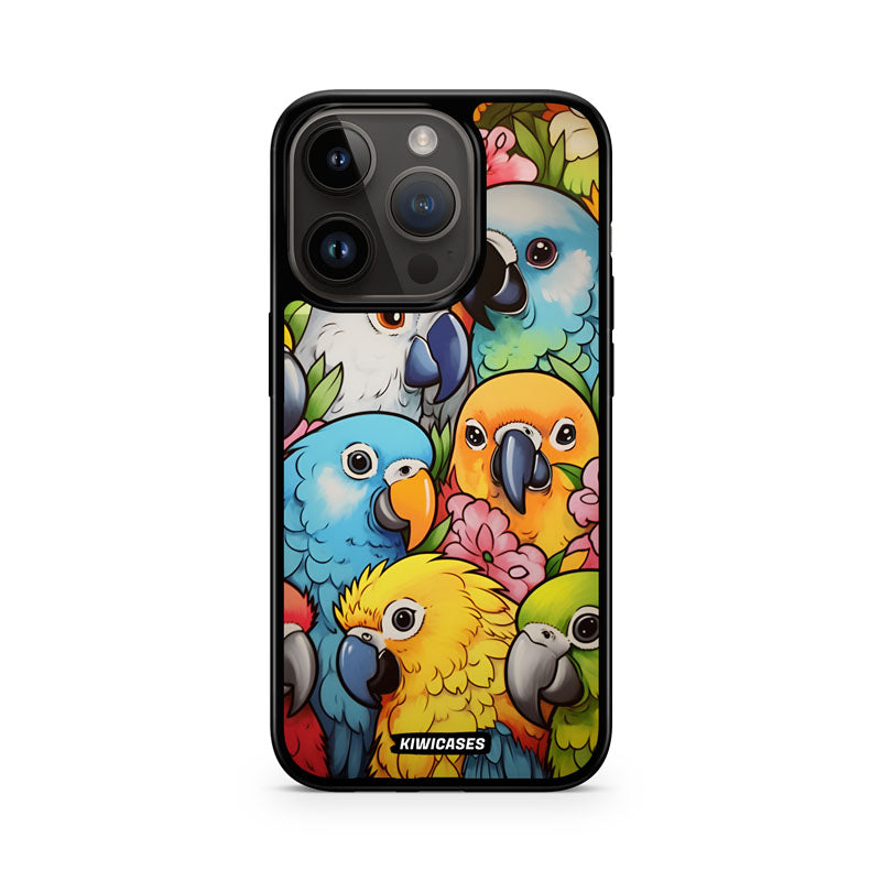Cute Parrots - iPhone 14 Pro