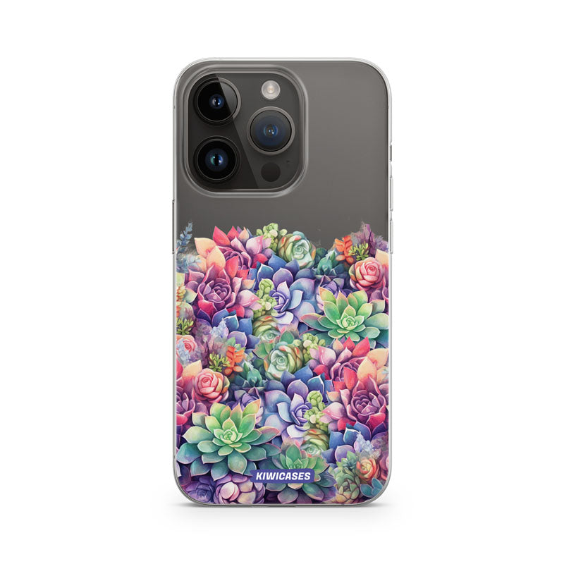 Dreamy Succulents - iPhone 14 Pro