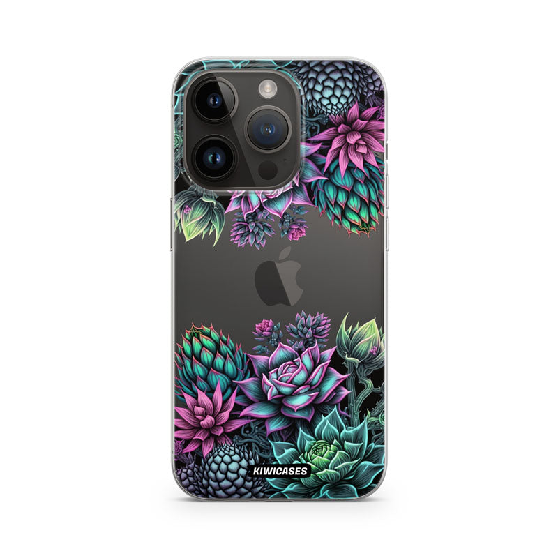 Neon Succulent - iPhone 14 Pro