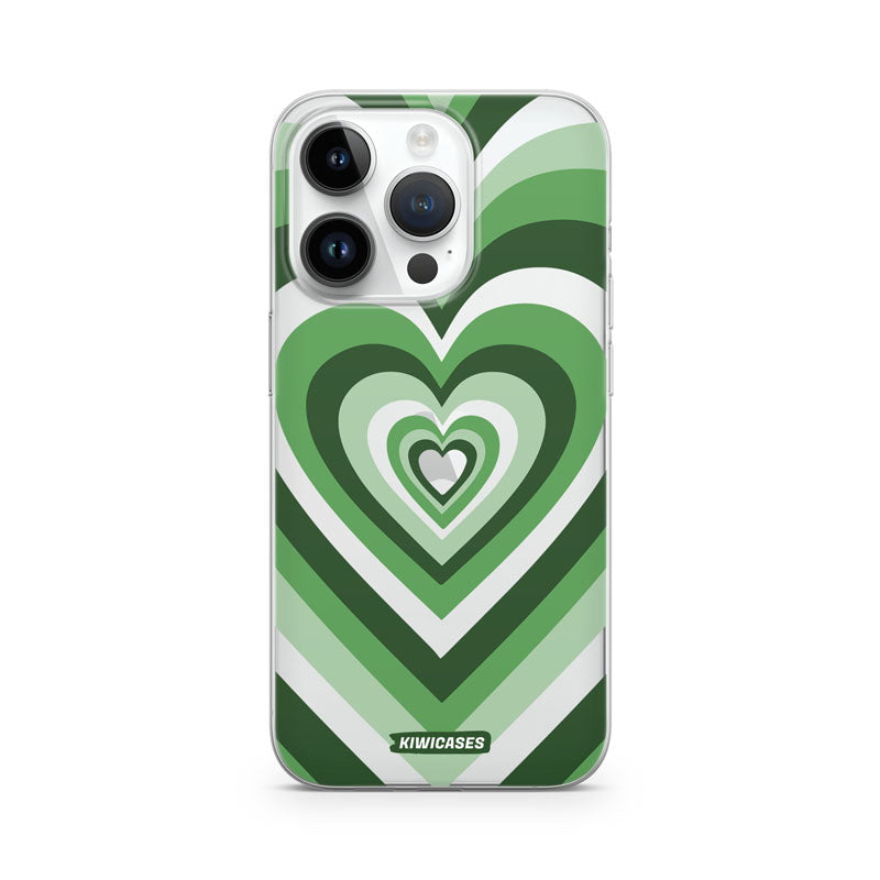 Green Hearts - iPhone 14 Pro