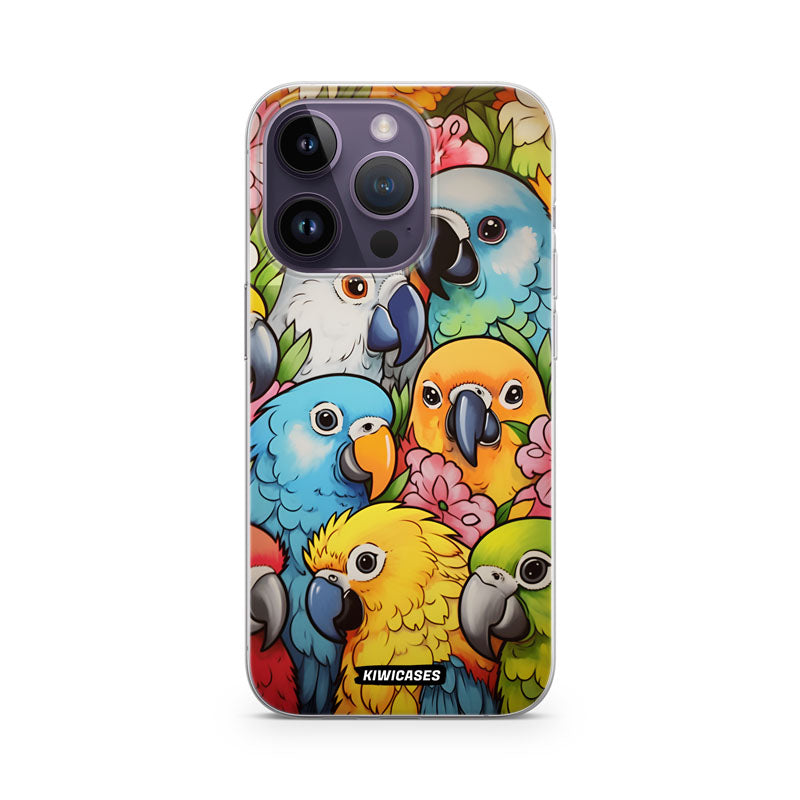 Cute Parrots - iPhone 14 Pro