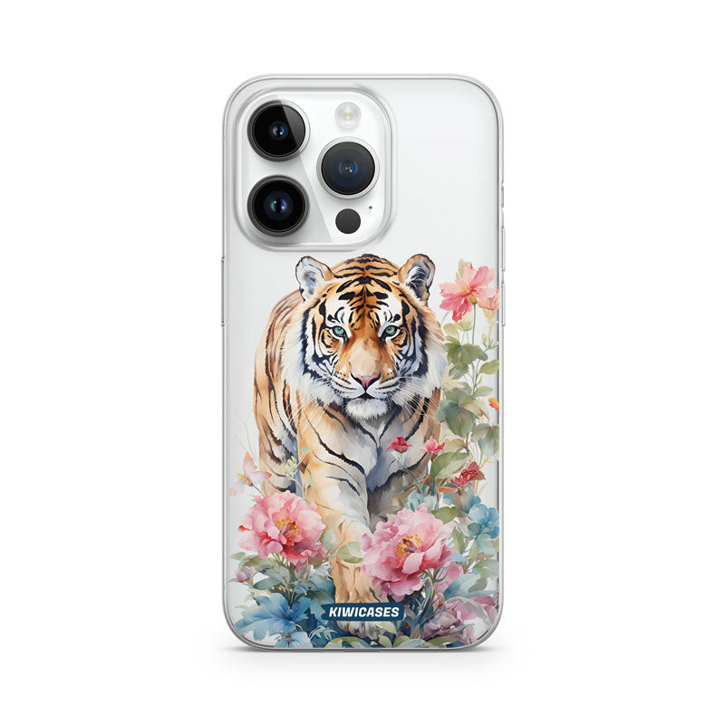 Floral Tiger - iPhone 14 Pro