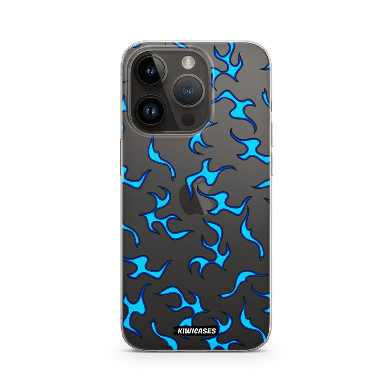 Blue Flames - iPhone 14 Pro
