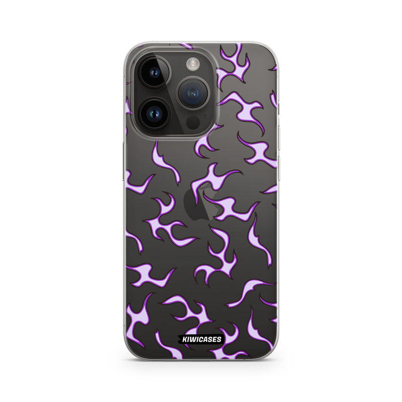 Purple Flames - iPhone 14 Pro