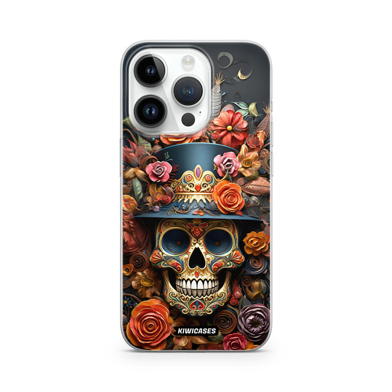 Top Hat Skull - iPhone 14 Pro