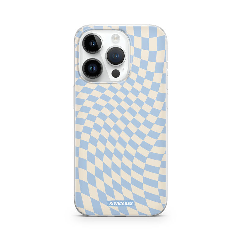 Blue Checkers - iPhone 14 Pro