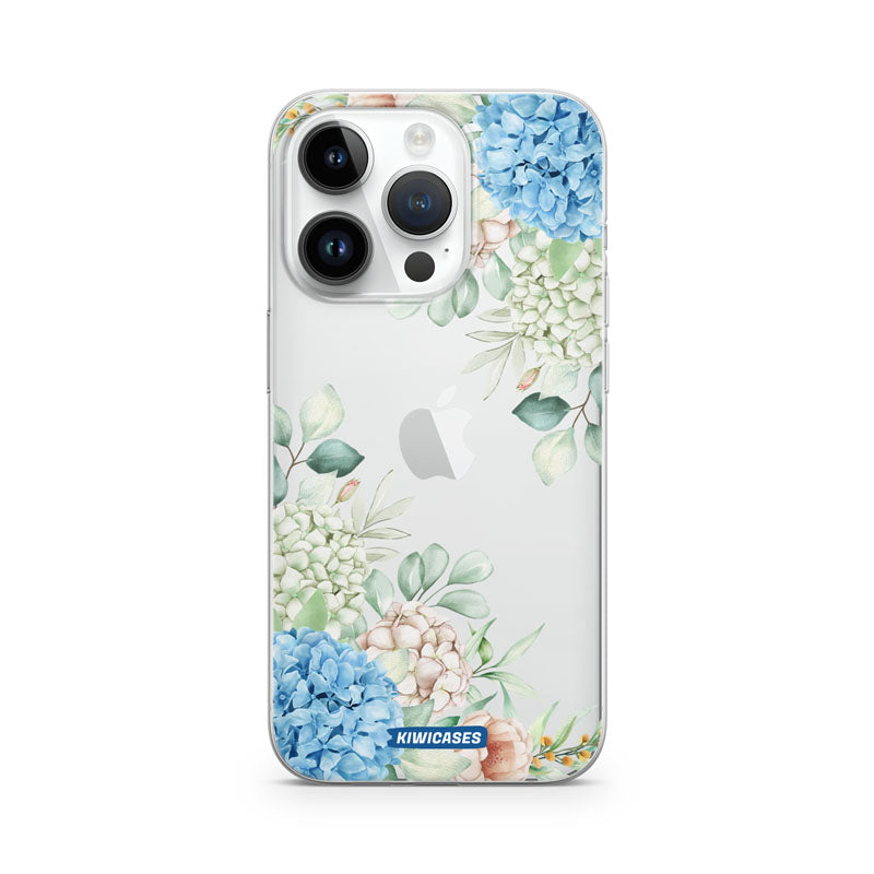 Blue Hydrangea - iPhone 14 Pro