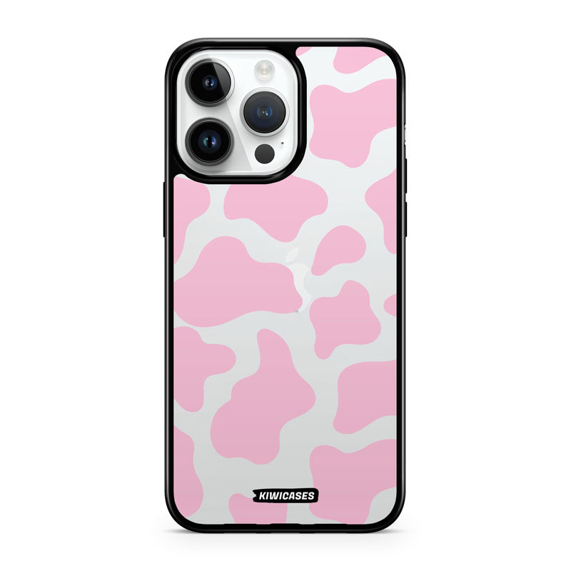 Cow Print in Pink - iPhone 14 Pro Max