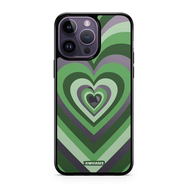 Green Hearts - iPhone 14 Pro Max