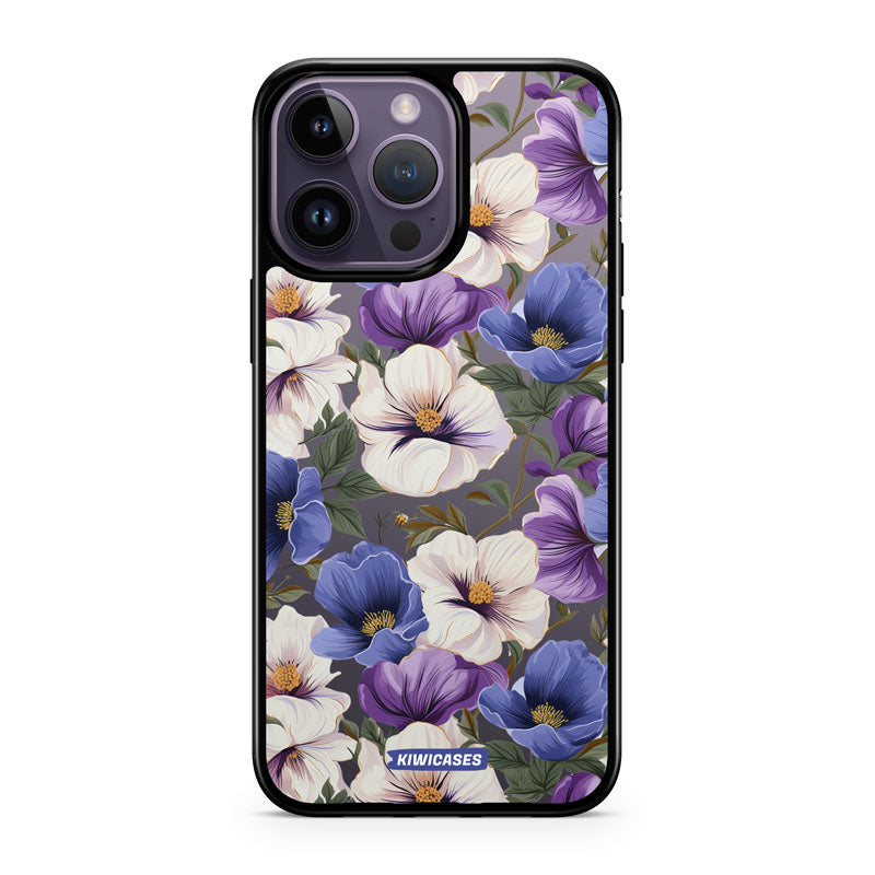 Purple Pansies - iPhone 14 Pro Max