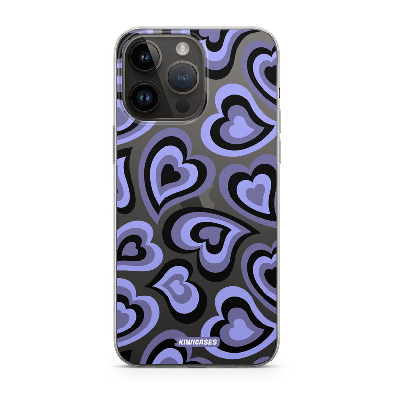 Purple Hearts - iPhone 14 Pro Max