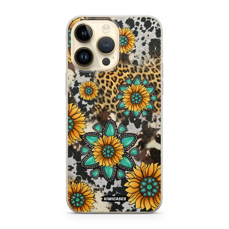 Gemstones and Sunflowers - iPhone 14 Pro Max