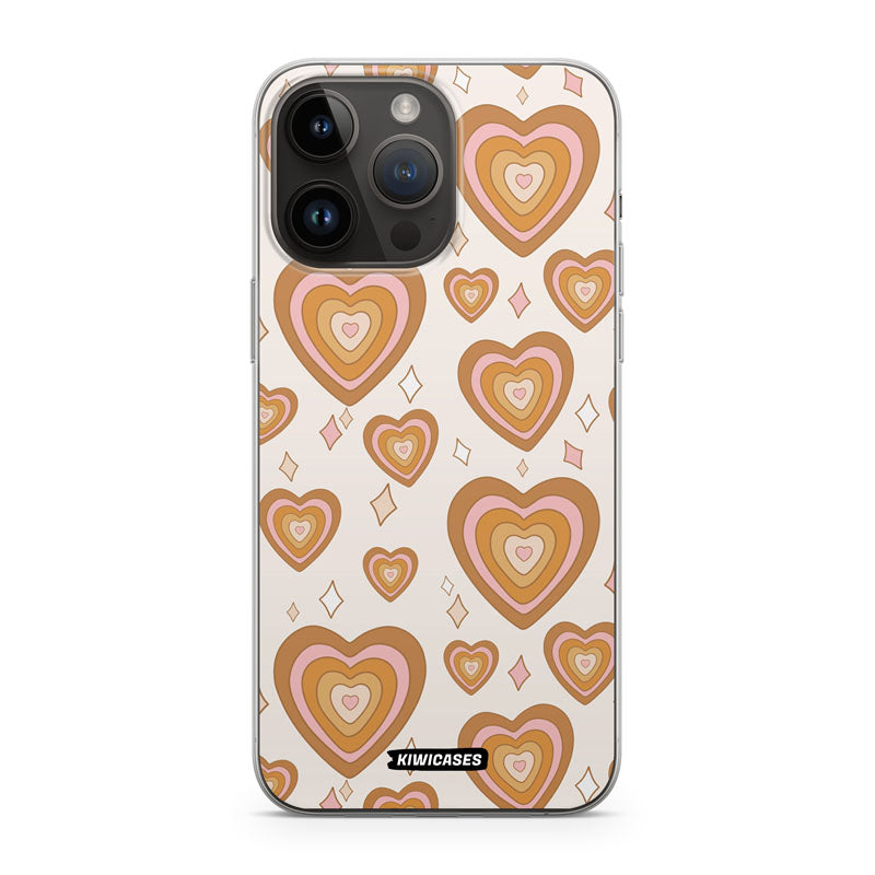 Retro Hearts - iPhone 14 Pro Max