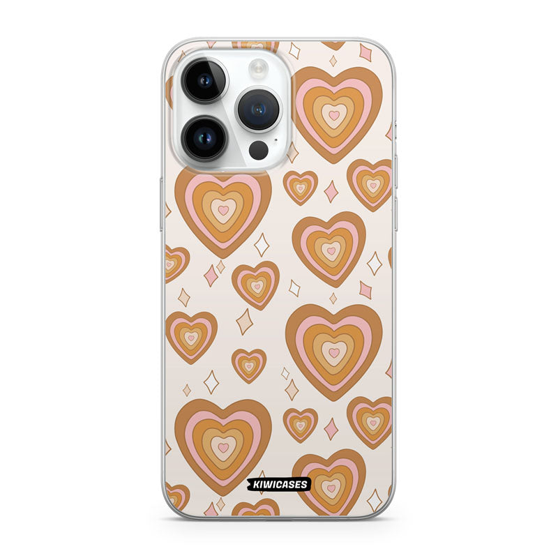 Retro Hearts - iPhone 14 Pro Max